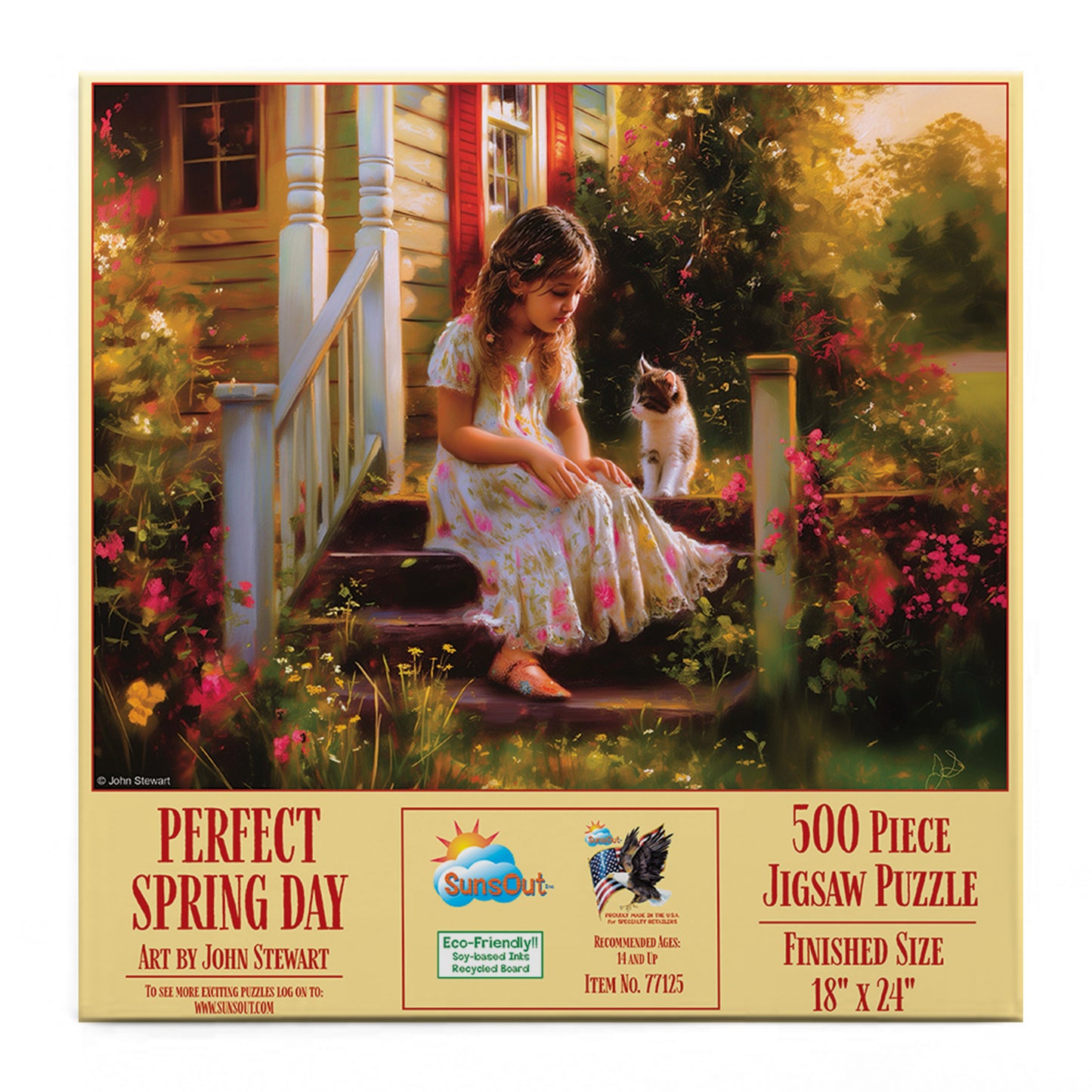 Perfect Spring Day 500 pc Jigsaw Puzzle 77125