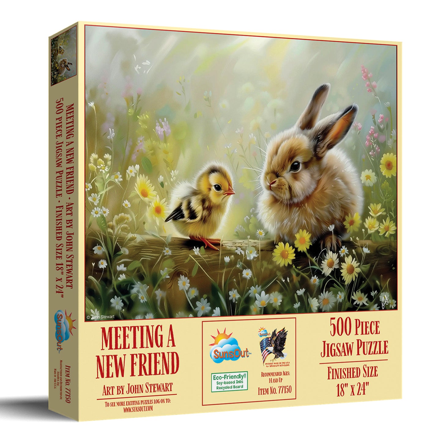 Meeting a New Friend 500 pc Jigsaw Puzzle 77150