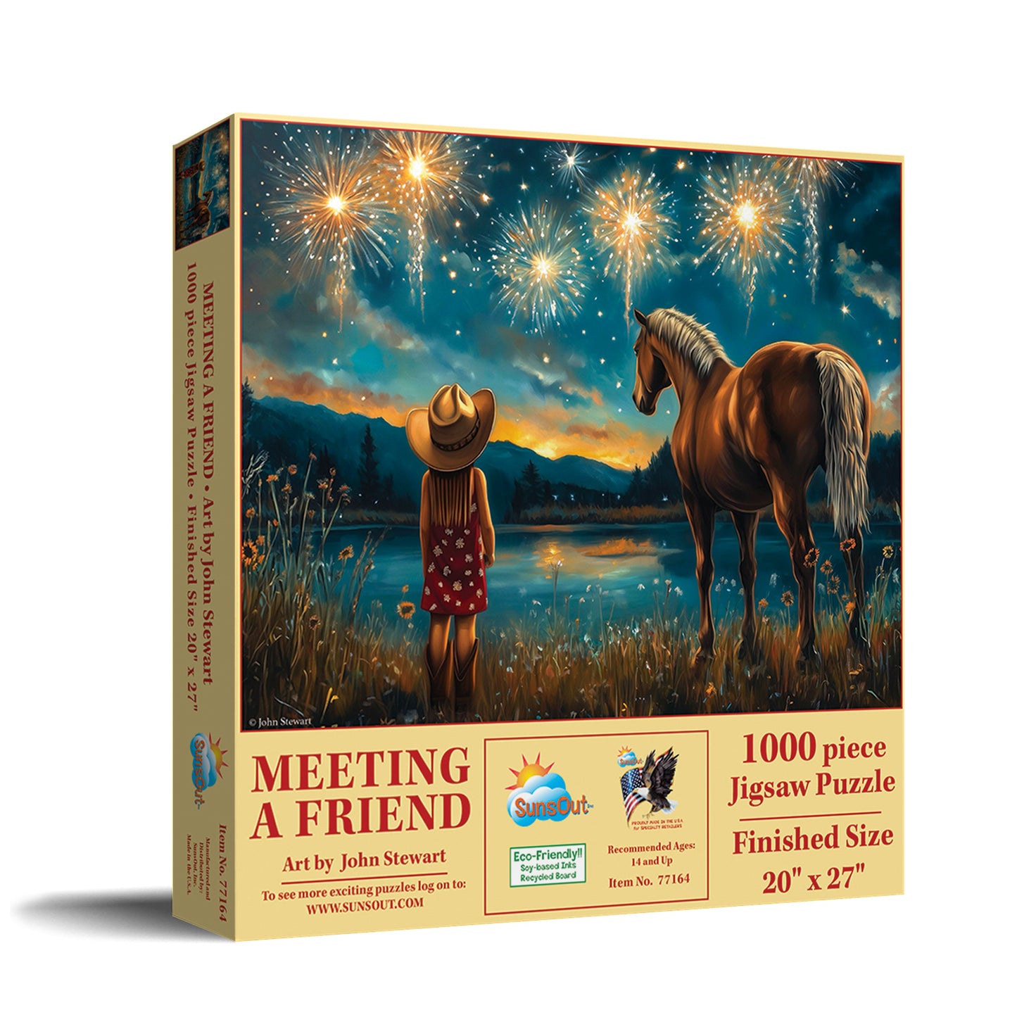 Meeting a Friend 1000 pc Jigsaw Puzzle 77164