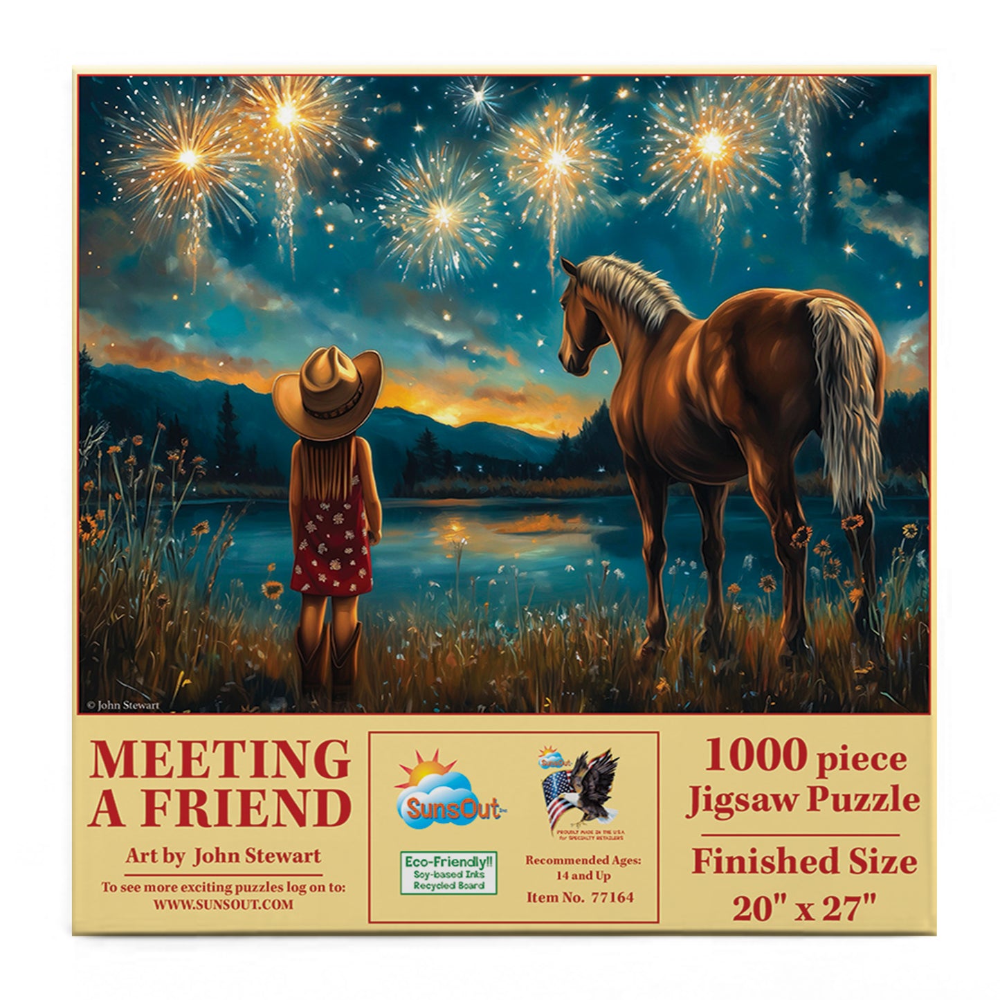 Meeting a Friend 1000 pc Jigsaw Puzzle 77164