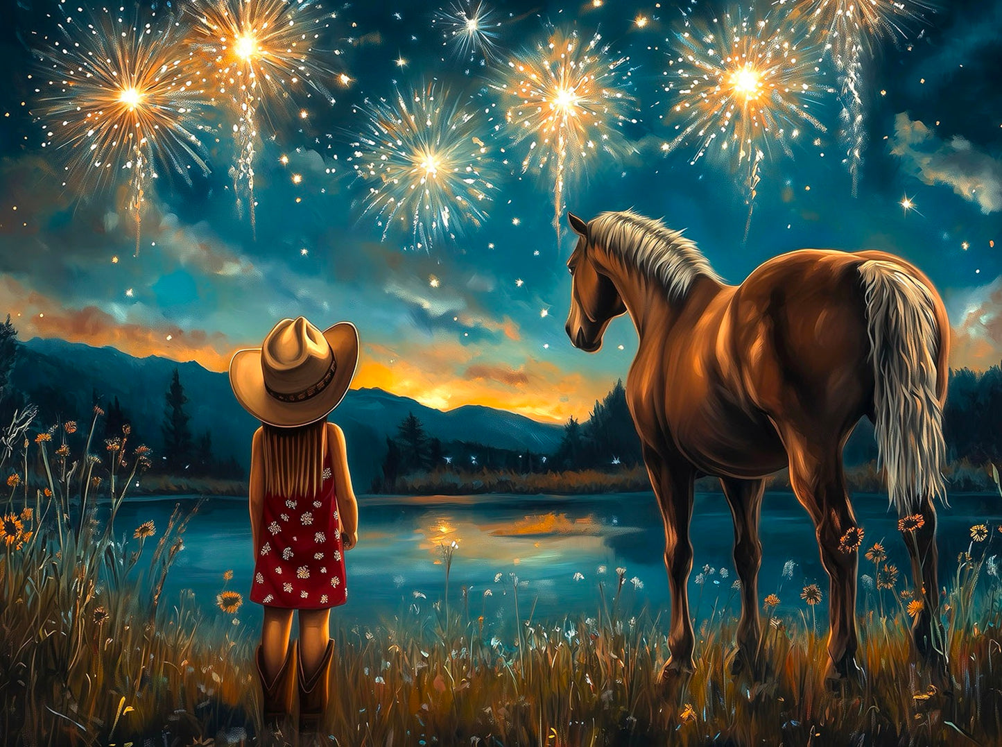 Meeting a Friend 1000 pc Jigsaw Puzzle 77164