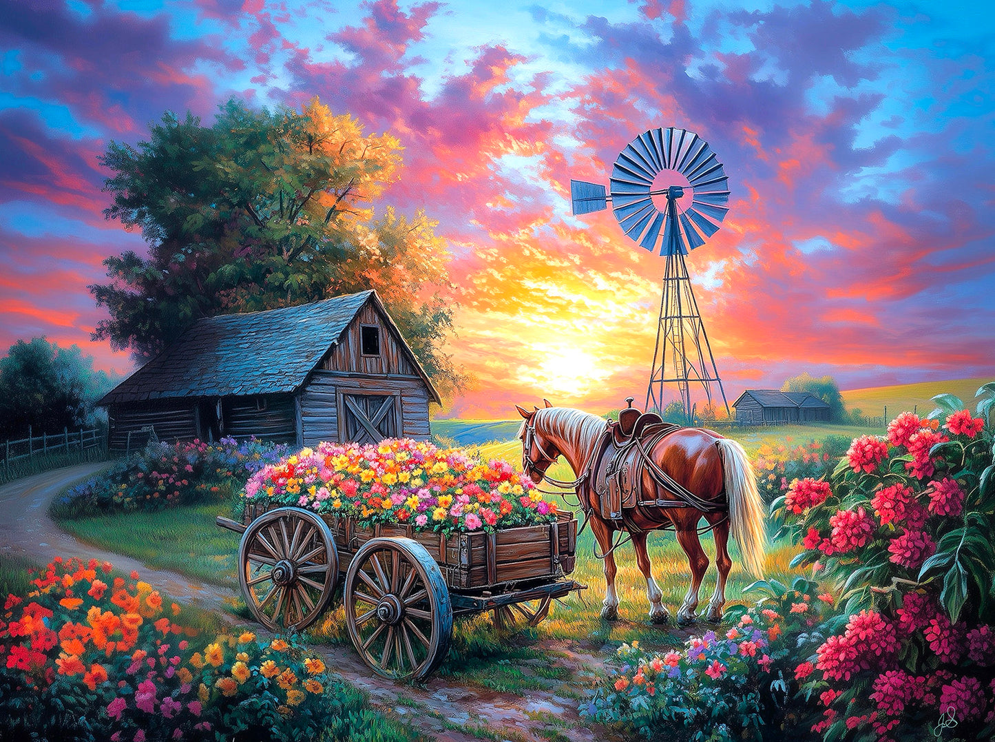 Flower Delivery 500 pc Jigsaw Puzzle 77182
