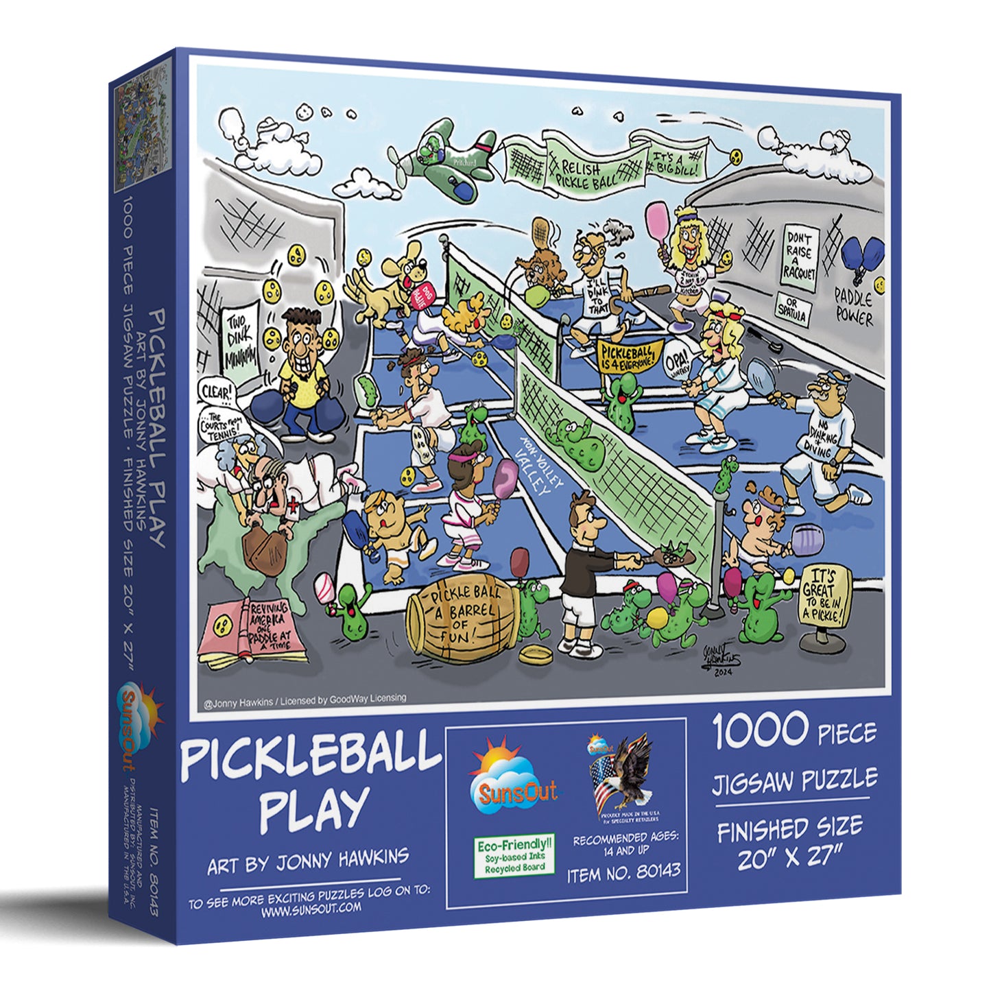 Pickleball Play 1000 pc Jigsaw Puzzle 80143