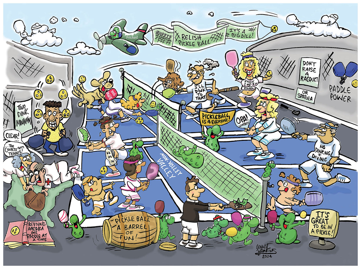 Pickleball Play 1000 pc Jigsaw Puzzle 80143