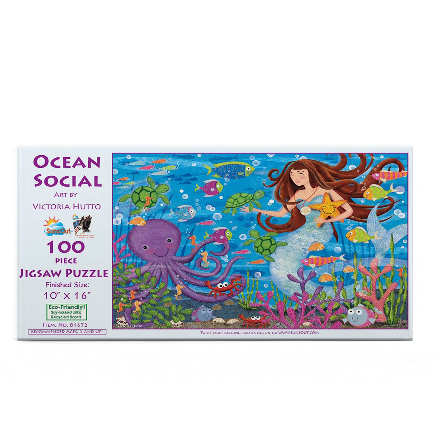 Ocean Social 100 pc Jigsaw Puzzle 81672