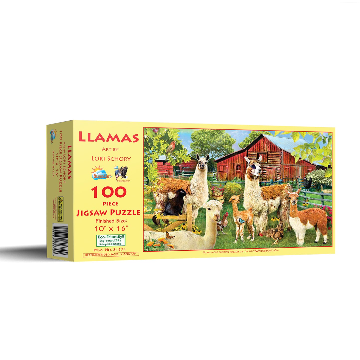 Llamas 100 pc Jigsaw Puzzle 81674