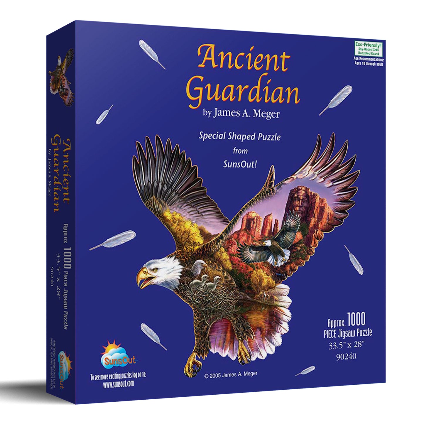 Ancient Guardian 1000 pc Special Shape Jigsaw Puzzle 90240