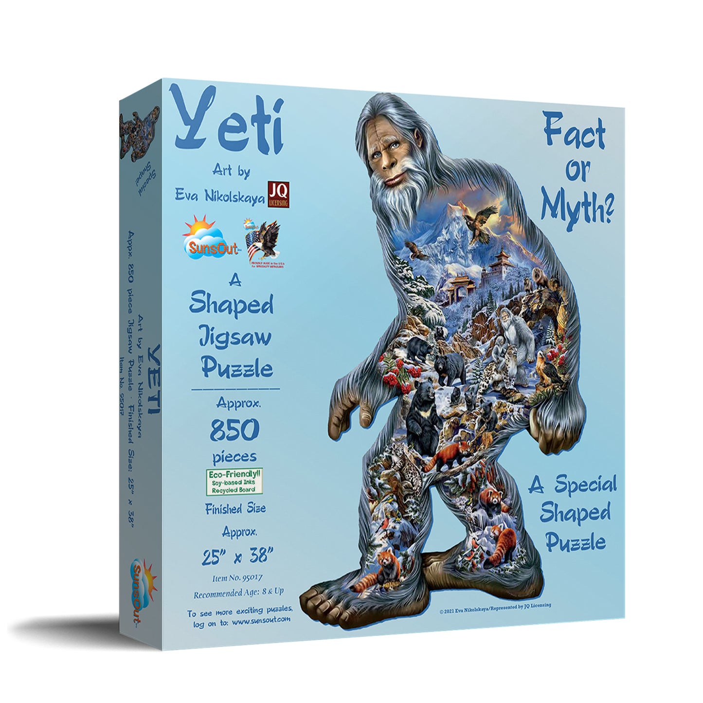 Yeti 850 pc Special Shape Jigsaw Puzzle 95017