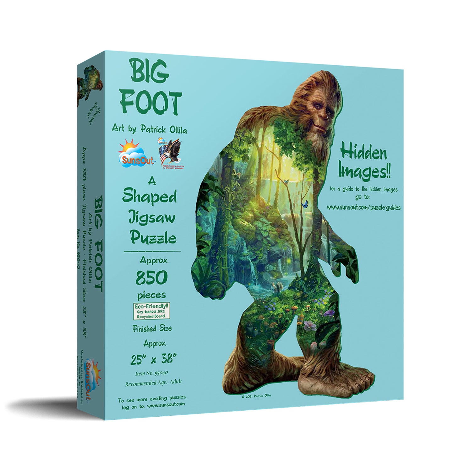Big Foot 850 pc Special Shape Jigsaw Puzzle 95040