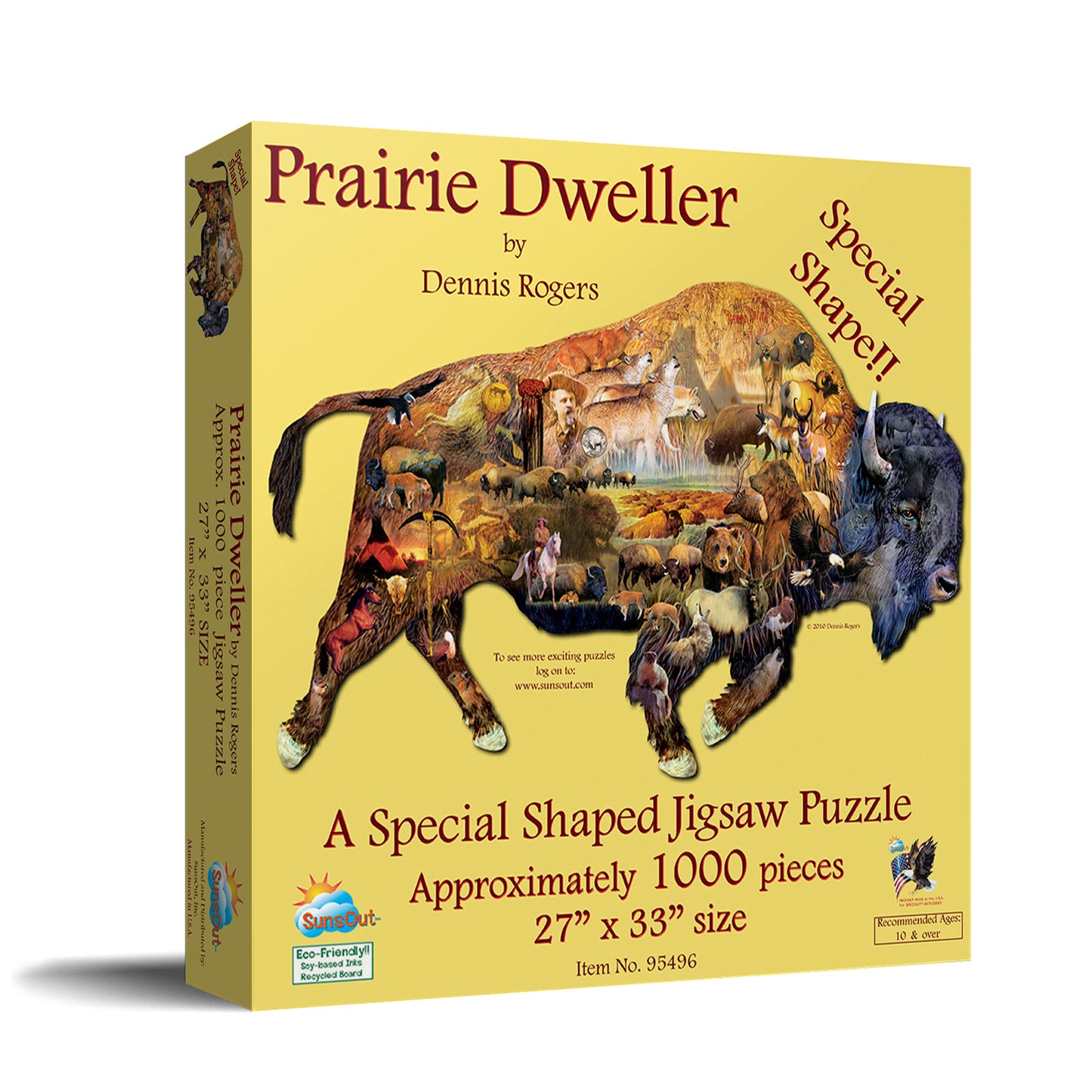 Prairie Dweller 1000 pc Special Shape Jigsaw Puzzle 95496