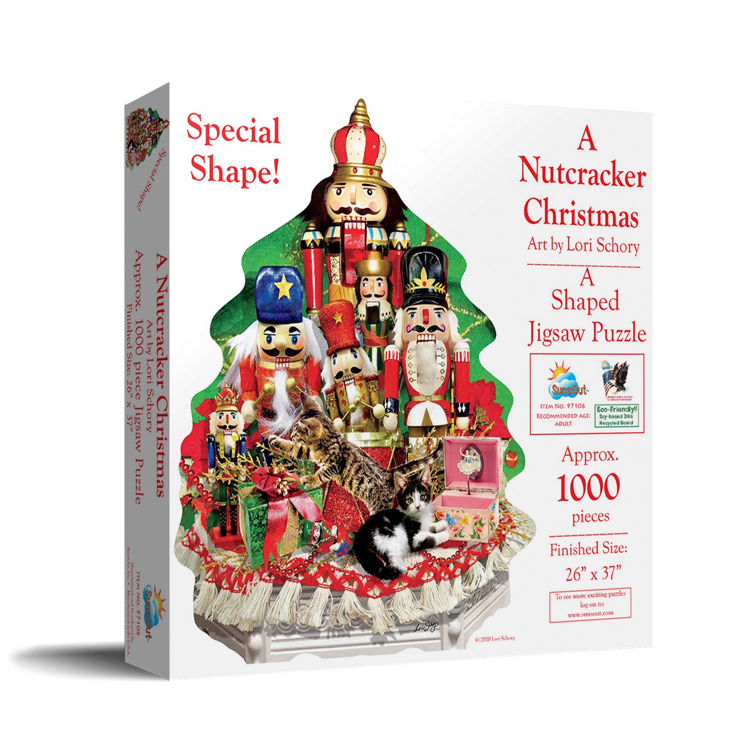 A Nutcracker Christmas 1000 pc Special Shape Jigsaw Puzzle 97106