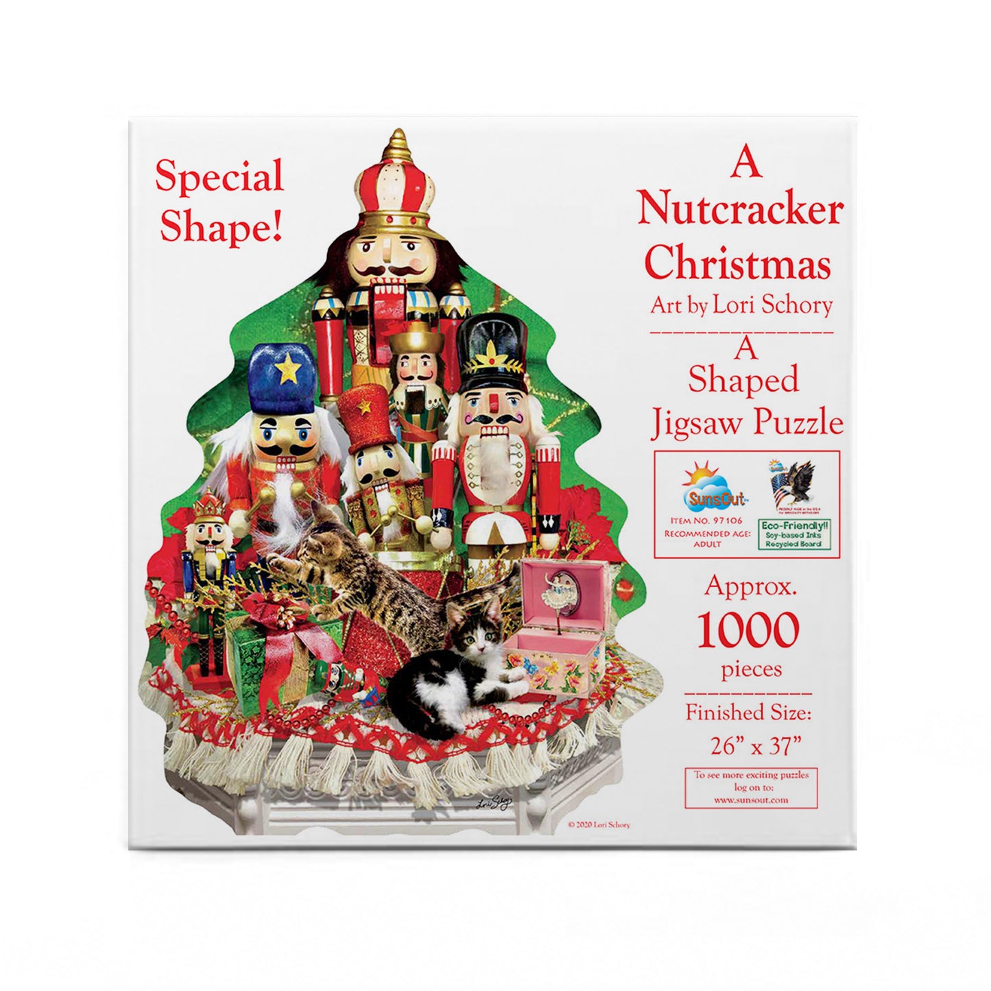 A Nutcracker Christmas 1000 pc Special Shape Jigsaw Puzzle 97106