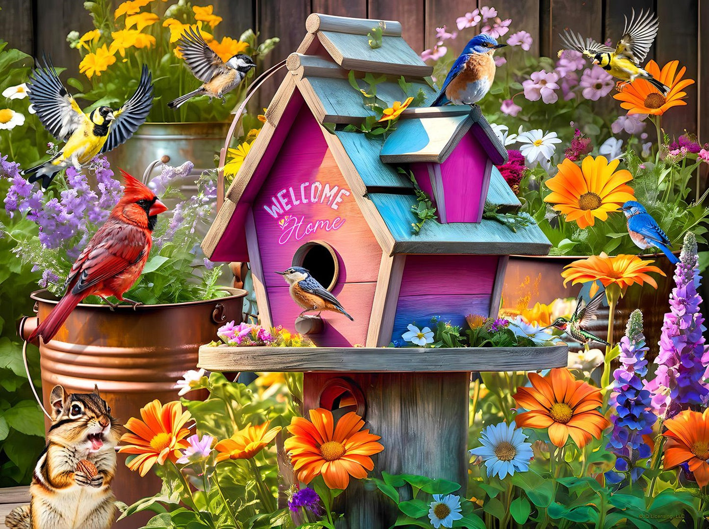 Birds at Home 300 pc Jigsaw Puzzle 71840