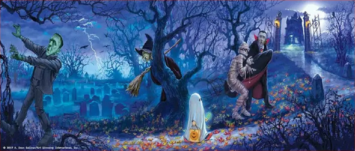 Halloween Scene 500 pc Jigsaw Puzzle 59199