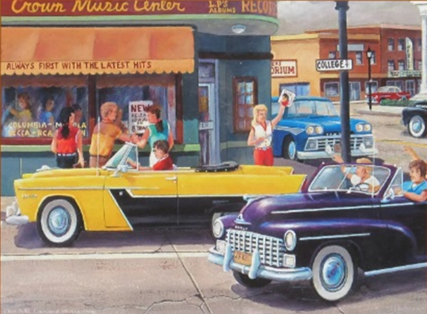 The Past Lane 35 pc Jigsaw Puzzle 99126