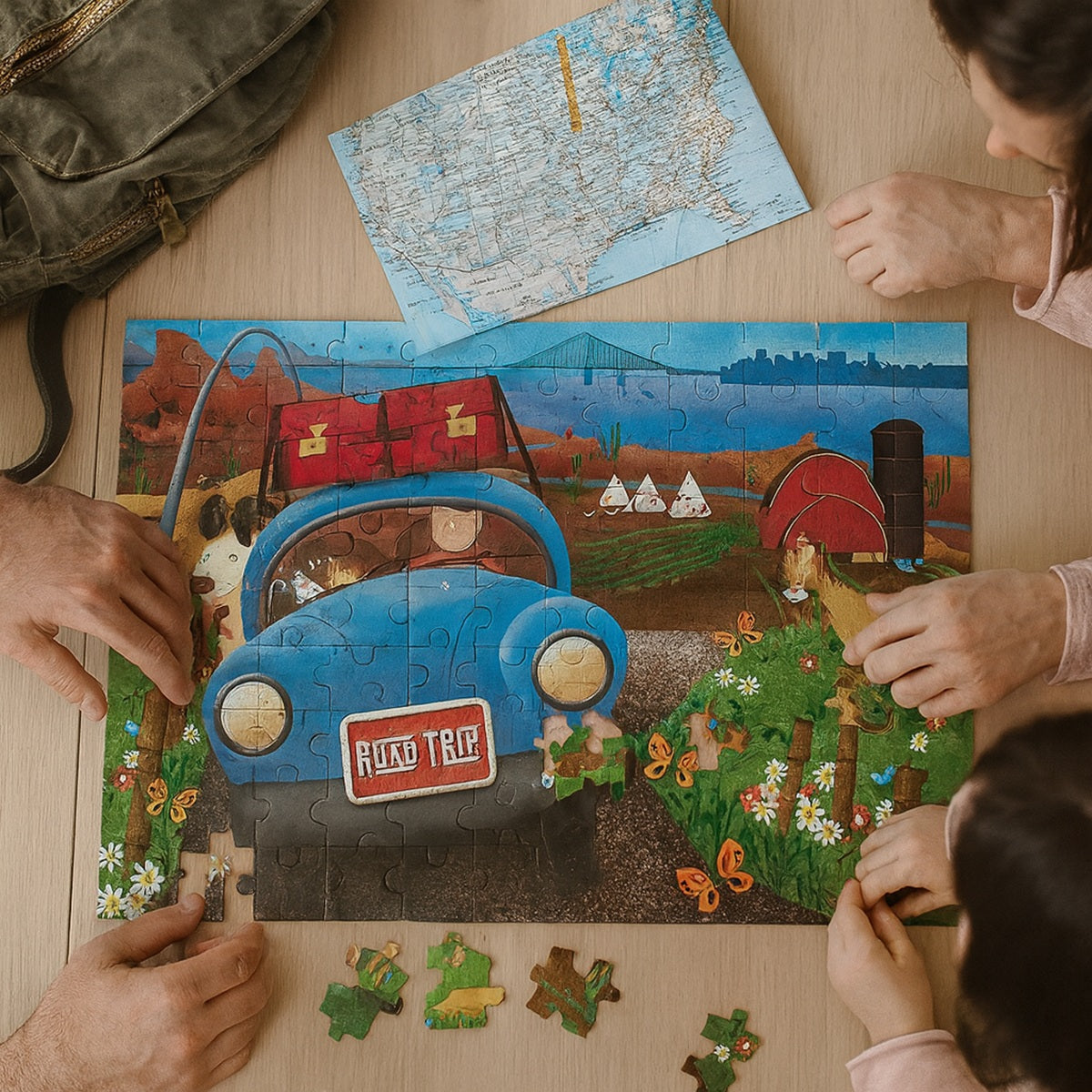 Road Trip 63 pc Jigsaw Puzzle 81646