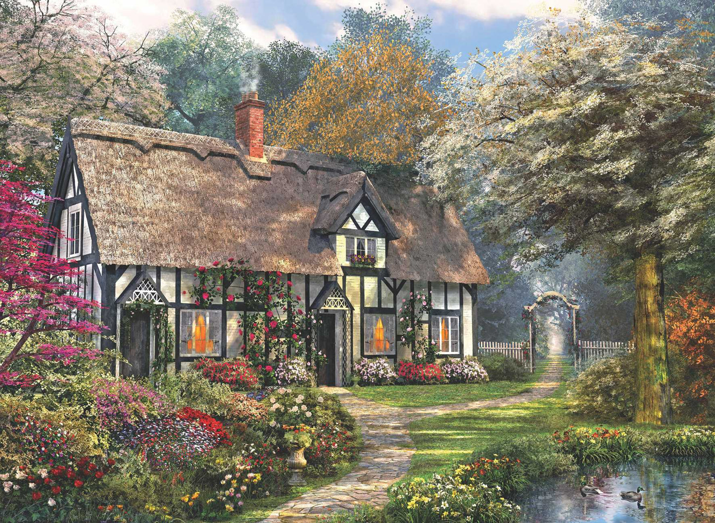 Victorian Garden 1000 pc  Jigsaw Puzzle 1020