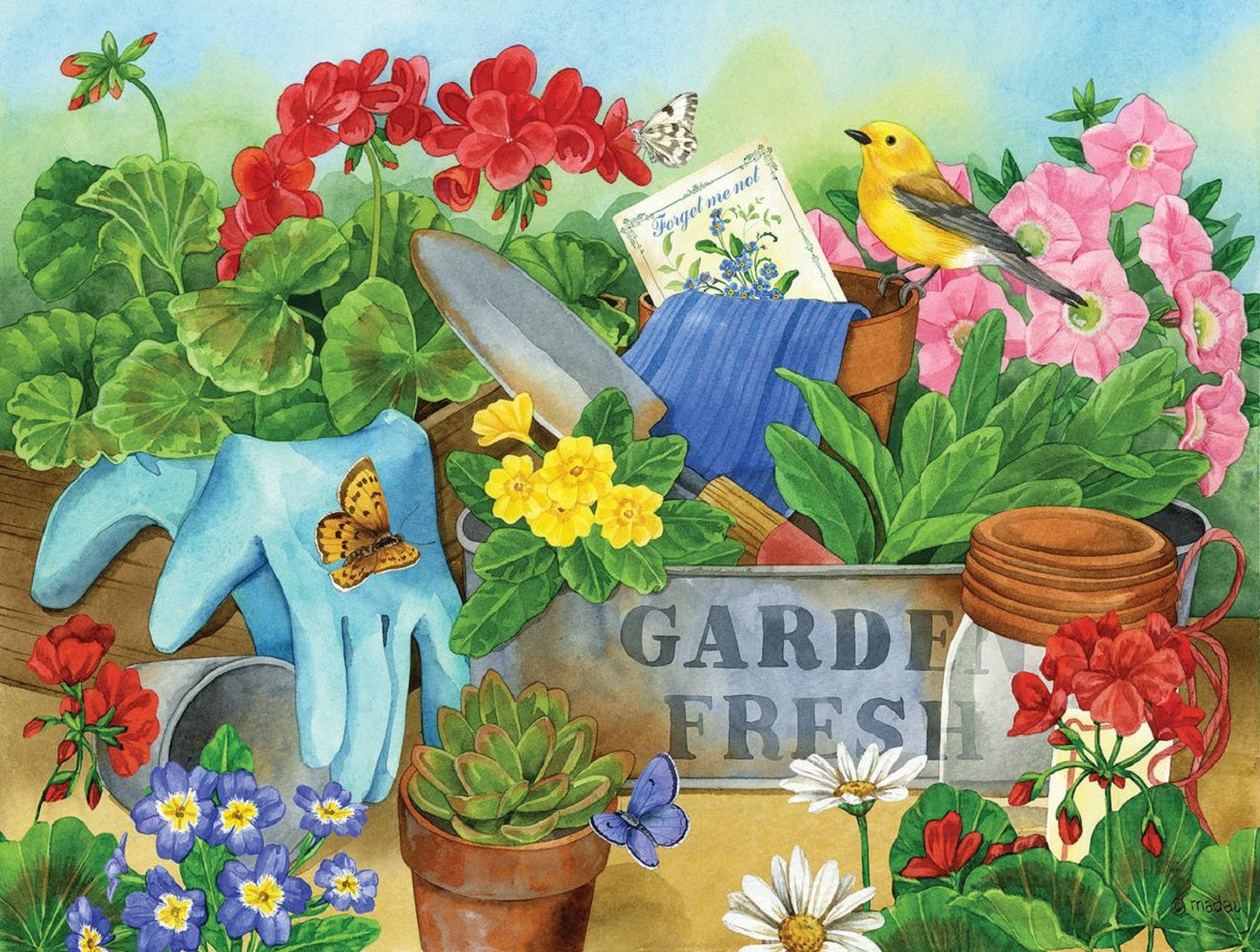 Gardener's Table 500 pc  Jigsaw Puzzle 16062