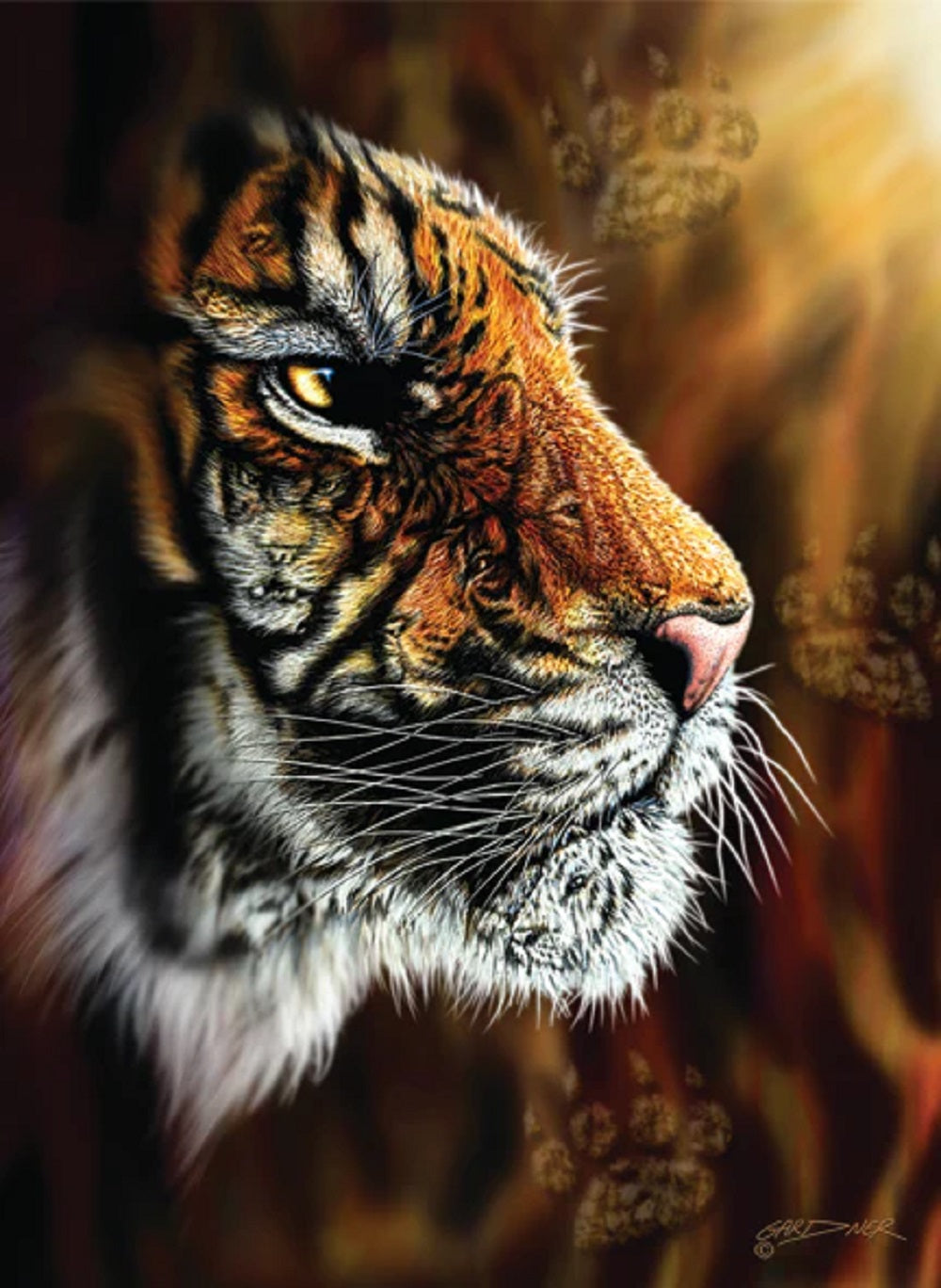 Wild Tiger 1000 pc  Jigsaw Puzzle 1097