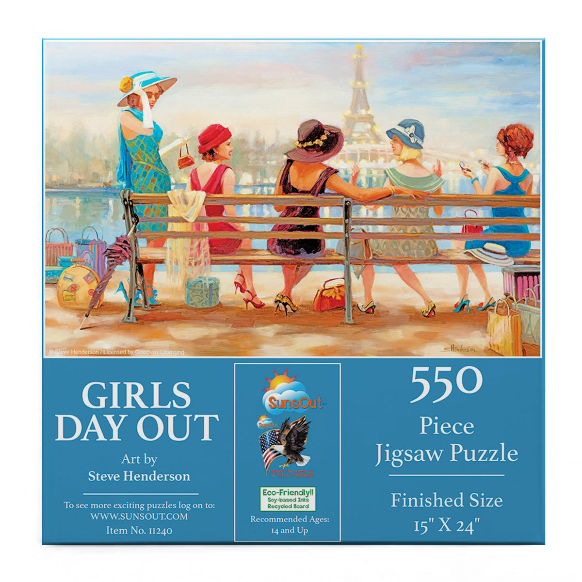 Girls Day Out 550 pc  Jigsaw Puzzle 11240