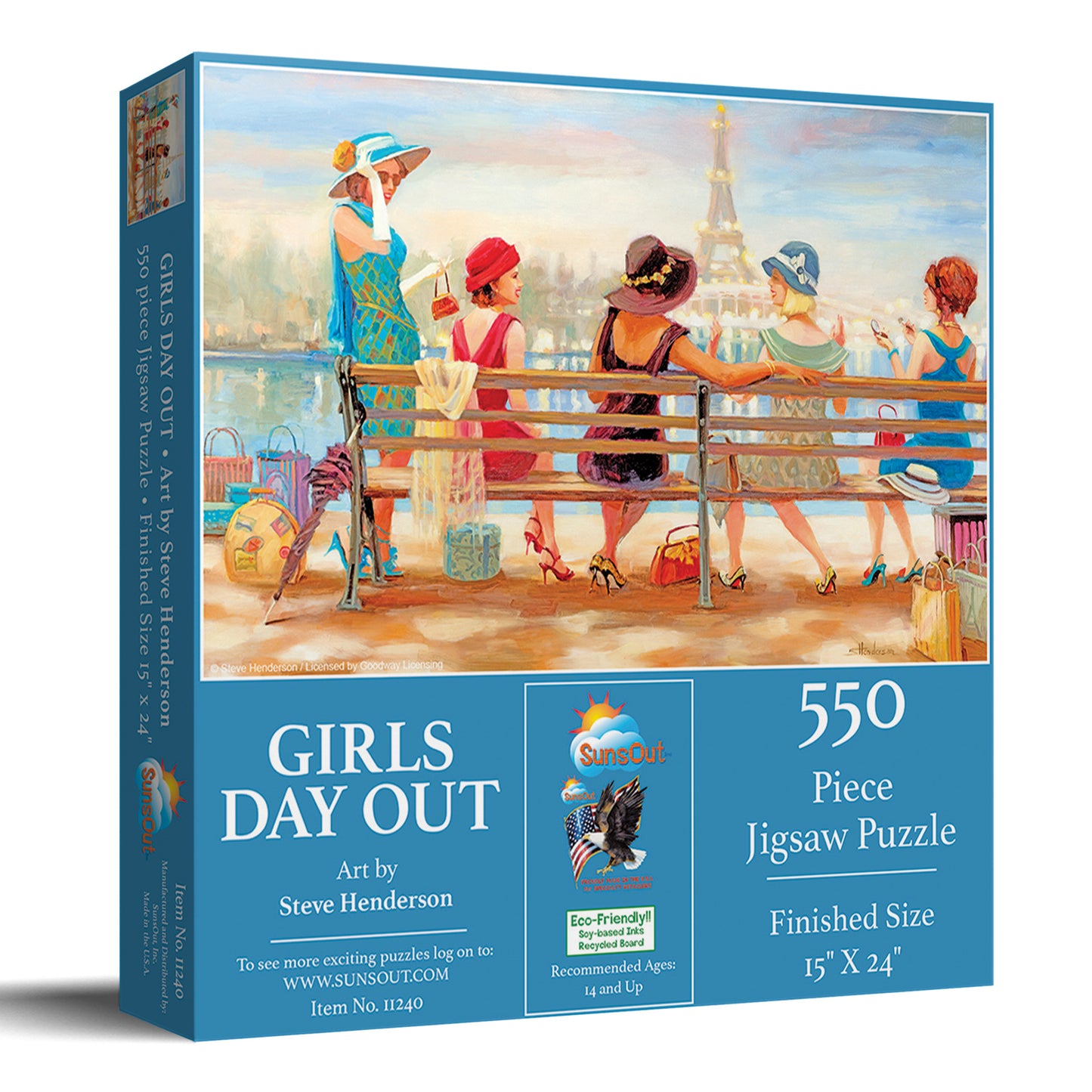 Girls Day Out 550 pc  Jigsaw Puzzle 11240