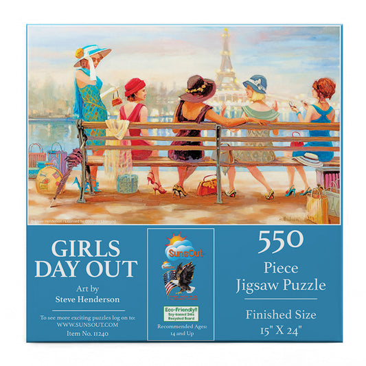 Girls Day Out 550 pc  Jigsaw Puzzle 11240