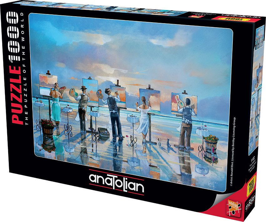 Painting Up a Storm 1000 pc  Jigsaw Puzzle 1132