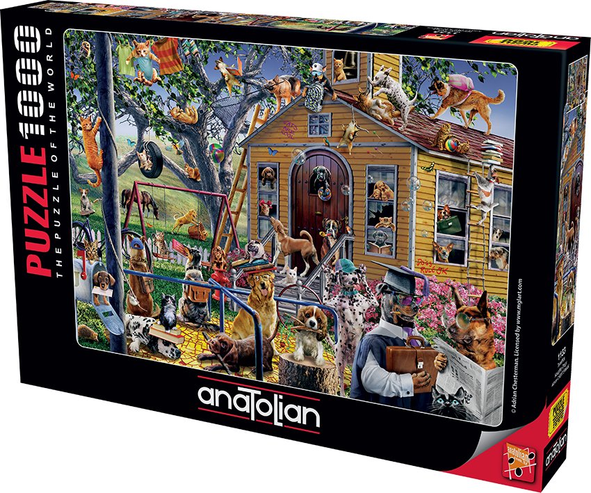 Naughty Dogs 1000 pc  Jigsaw Puzzle 1133