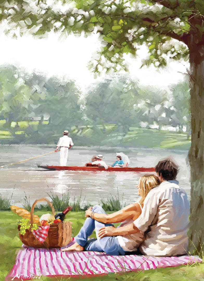 Picnic by the River 1000 pc  Jigsaw Puzzle 1137