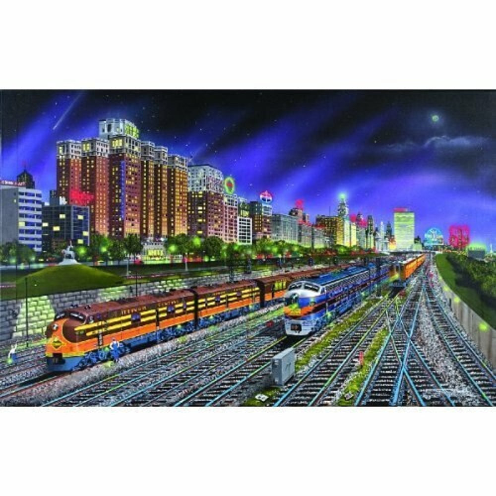 Chicago Nights 1000 pc  Jigsaw Puzzle 21385