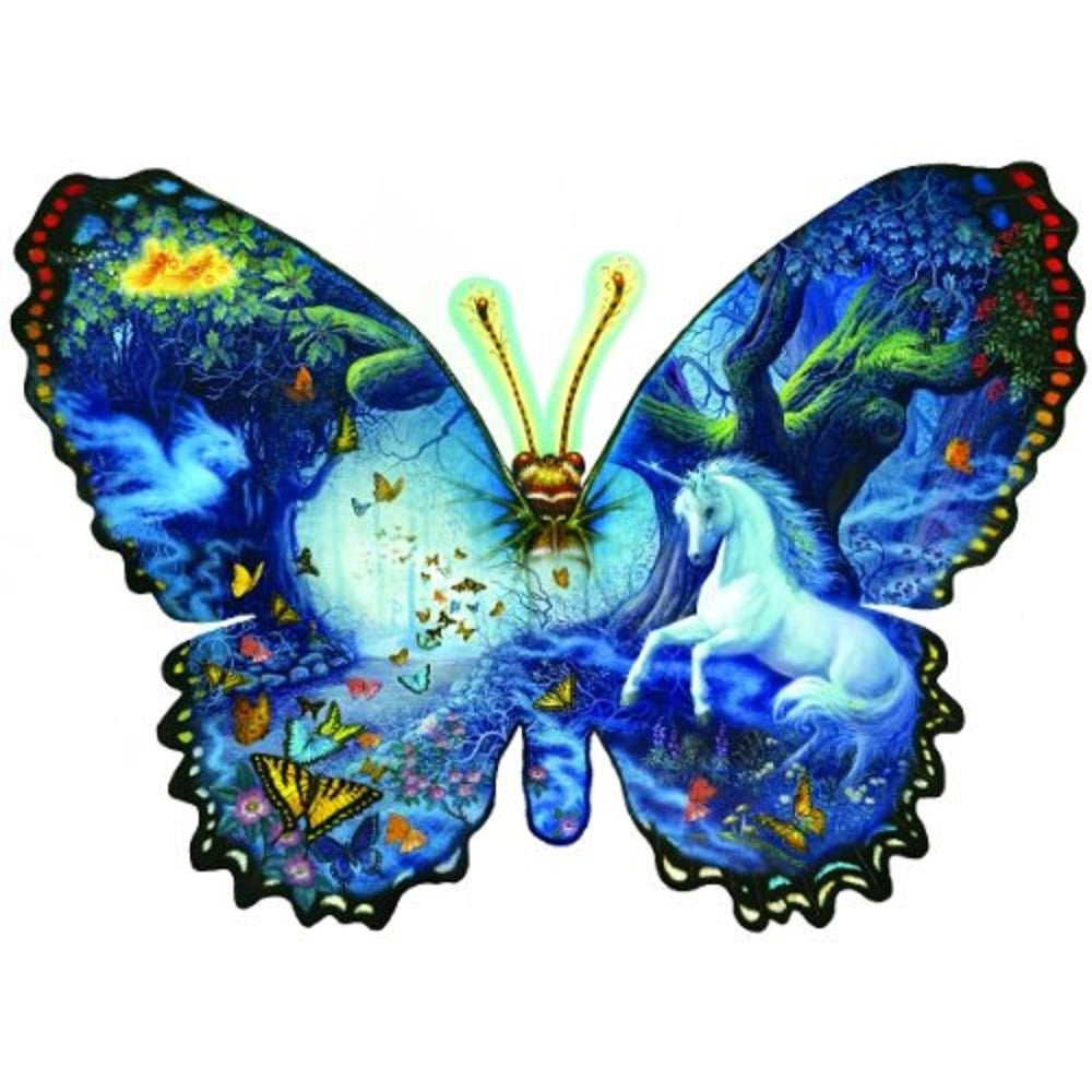 Fantasy Butterfly 1000 pc Special Shape Jigsaw Puzzle 95330
