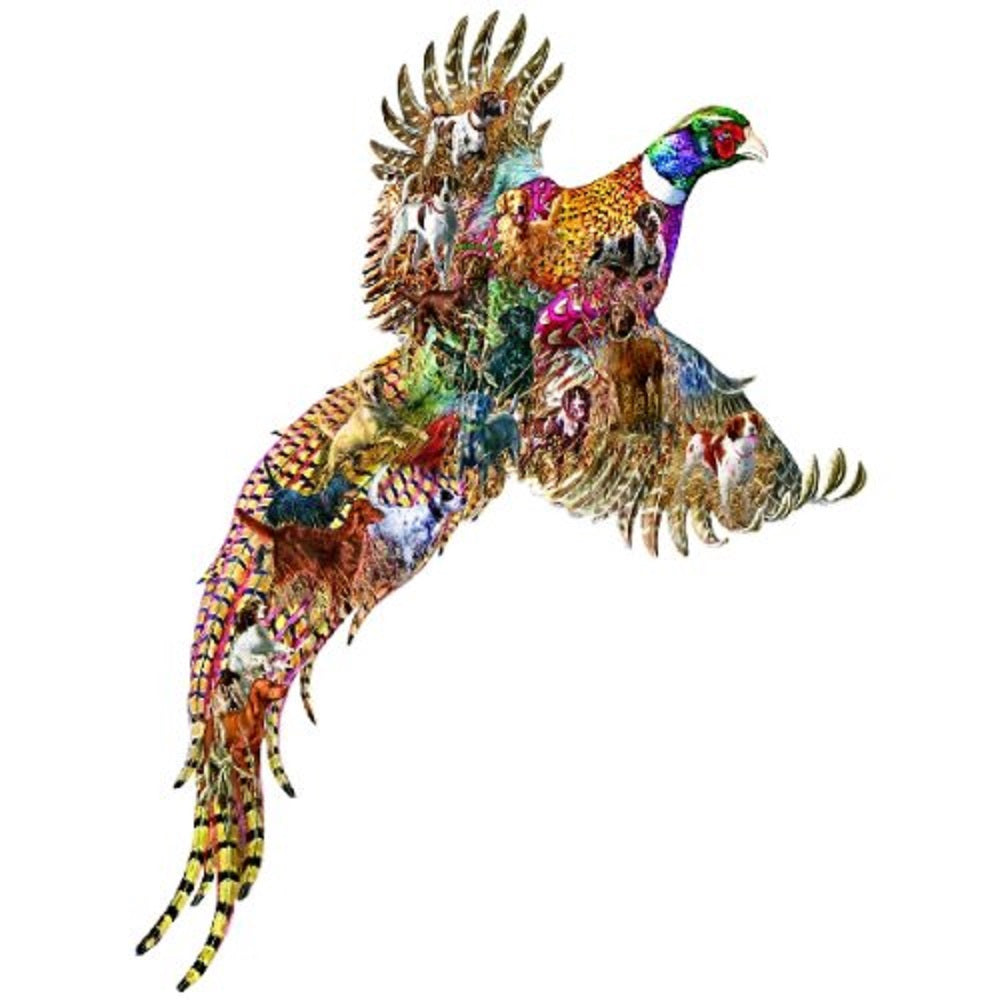 Sports Afield Pheasant Days 685 pc Special Shape Jigsaw Puzzle 95059