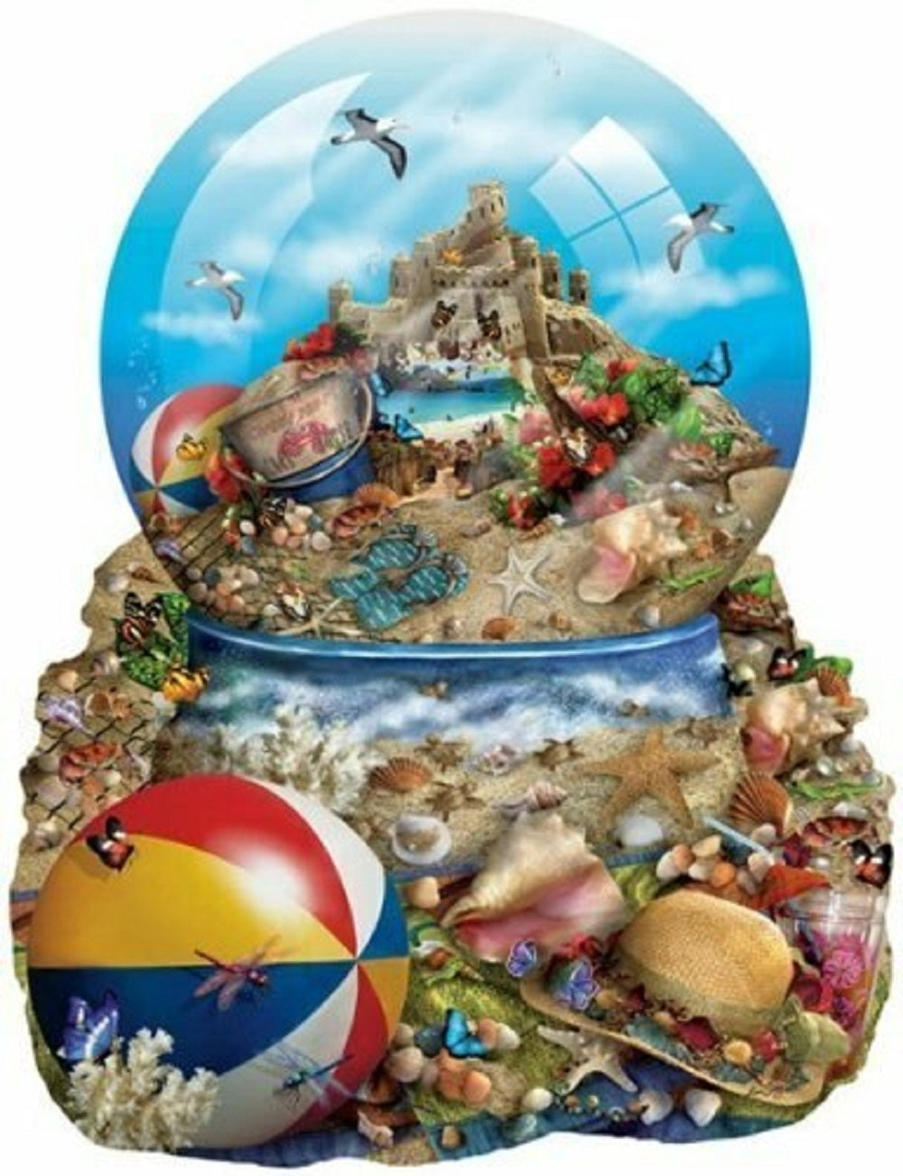 Sand Castle 1000 pc Special Shape Jigsaw Puzzle 95352