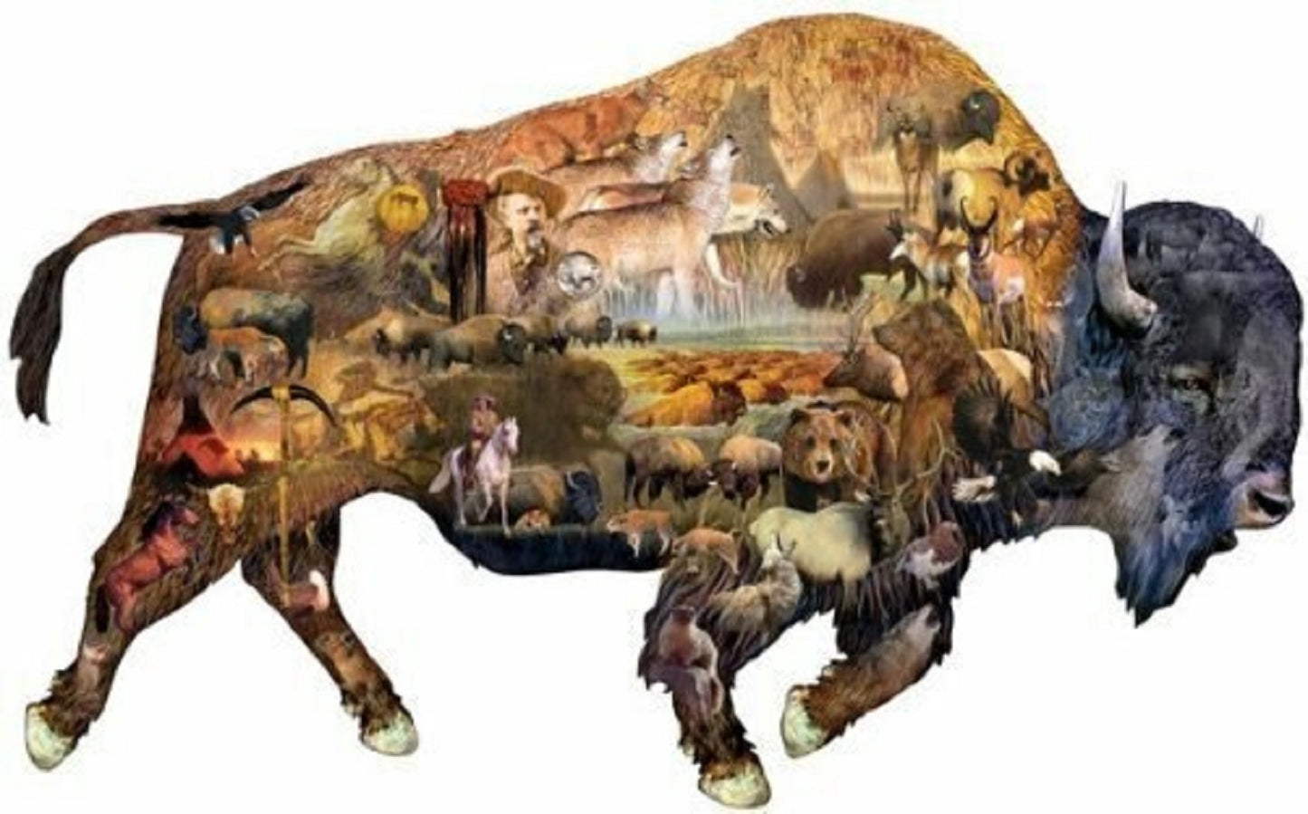 Prairie Dweller 1000 pc Special Shape Jigsaw Puzzle 95496