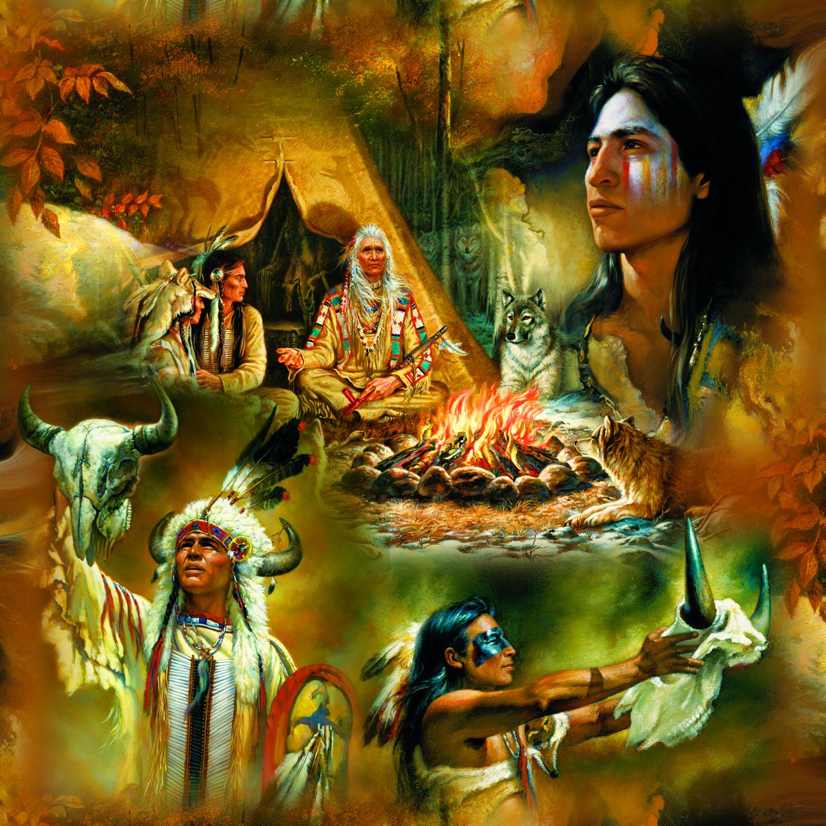 Native American Dreams 1000 pc  Jigsaw Puzzle 21827