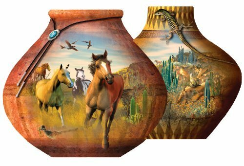 Southwestern Pots 1000 pc Special Shape Jigsaw Puzzle 95449