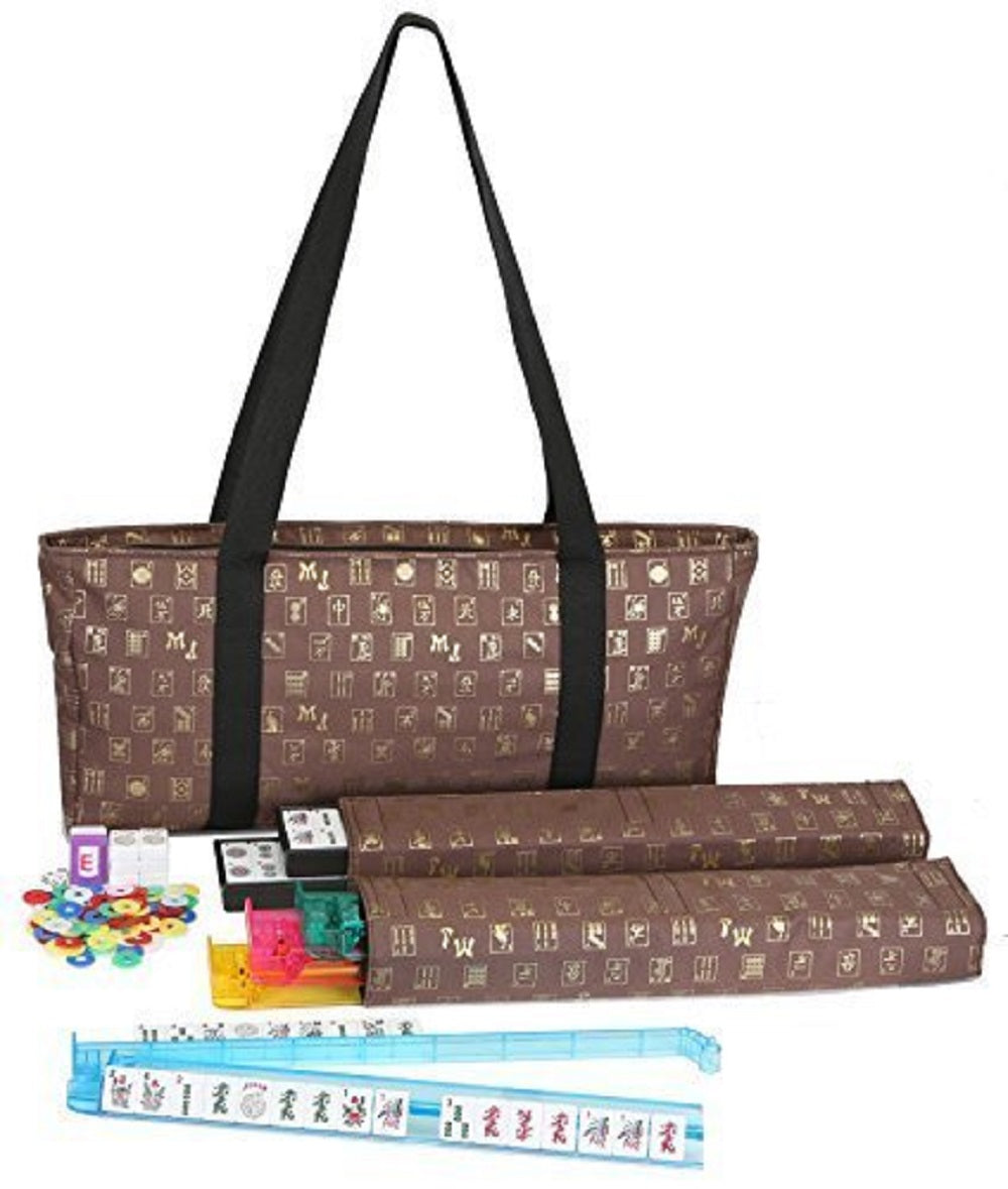 Mah Jongg Brown & Gold Soft Replacement Case     132644