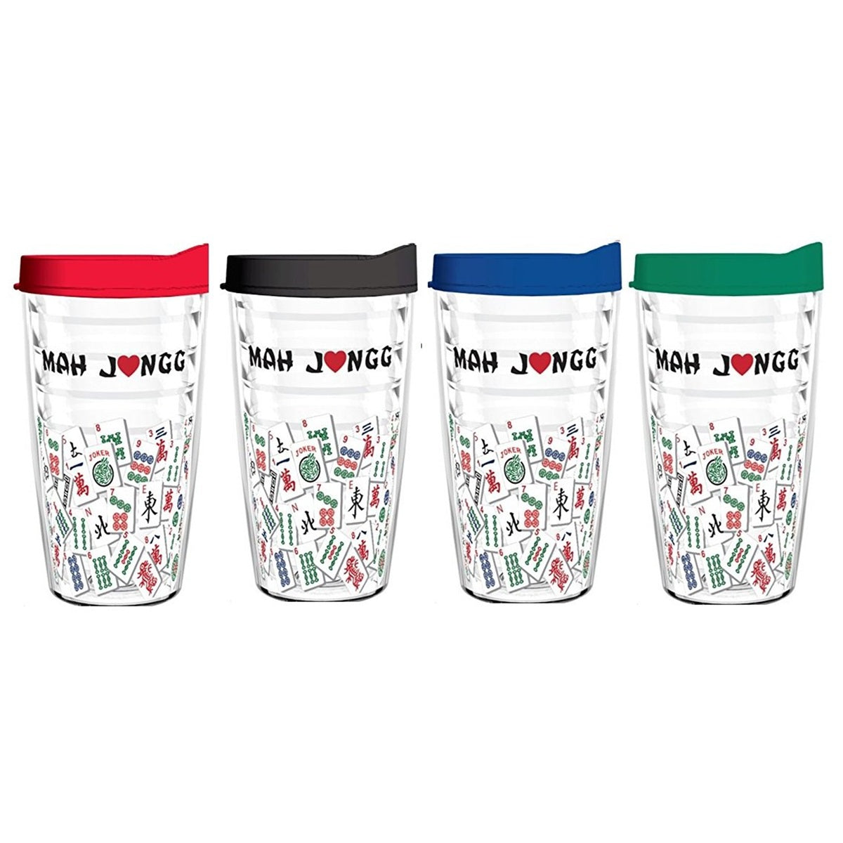 Mah Jongg Tumbler 16 oz Drinkware     MJ-16oz-4PACK