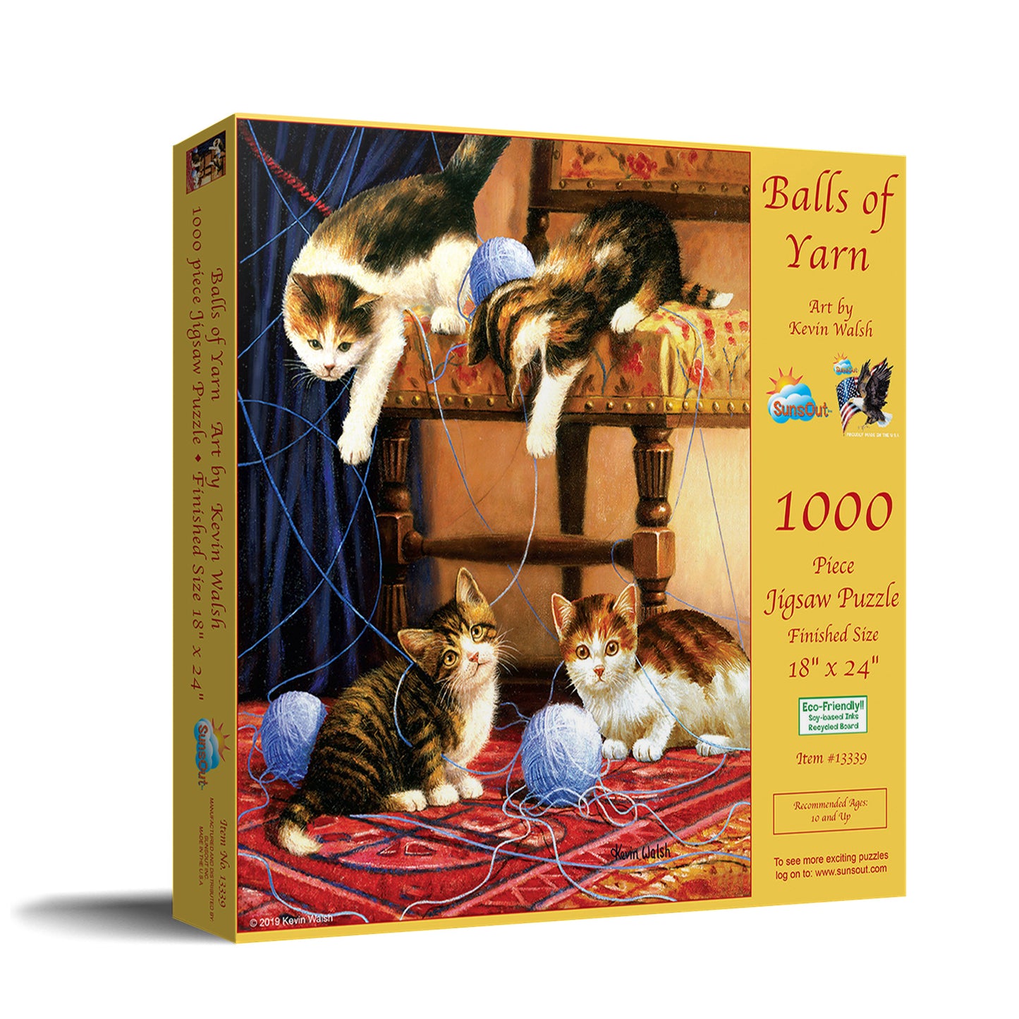 Balls of Yarn 500 pc  Jigsaw Puzzle 13339