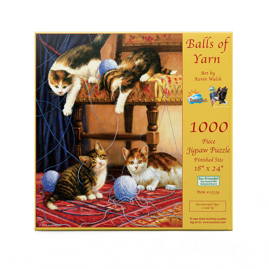 Balls of Yarn 500 pc  Jigsaw Puzzle 13339