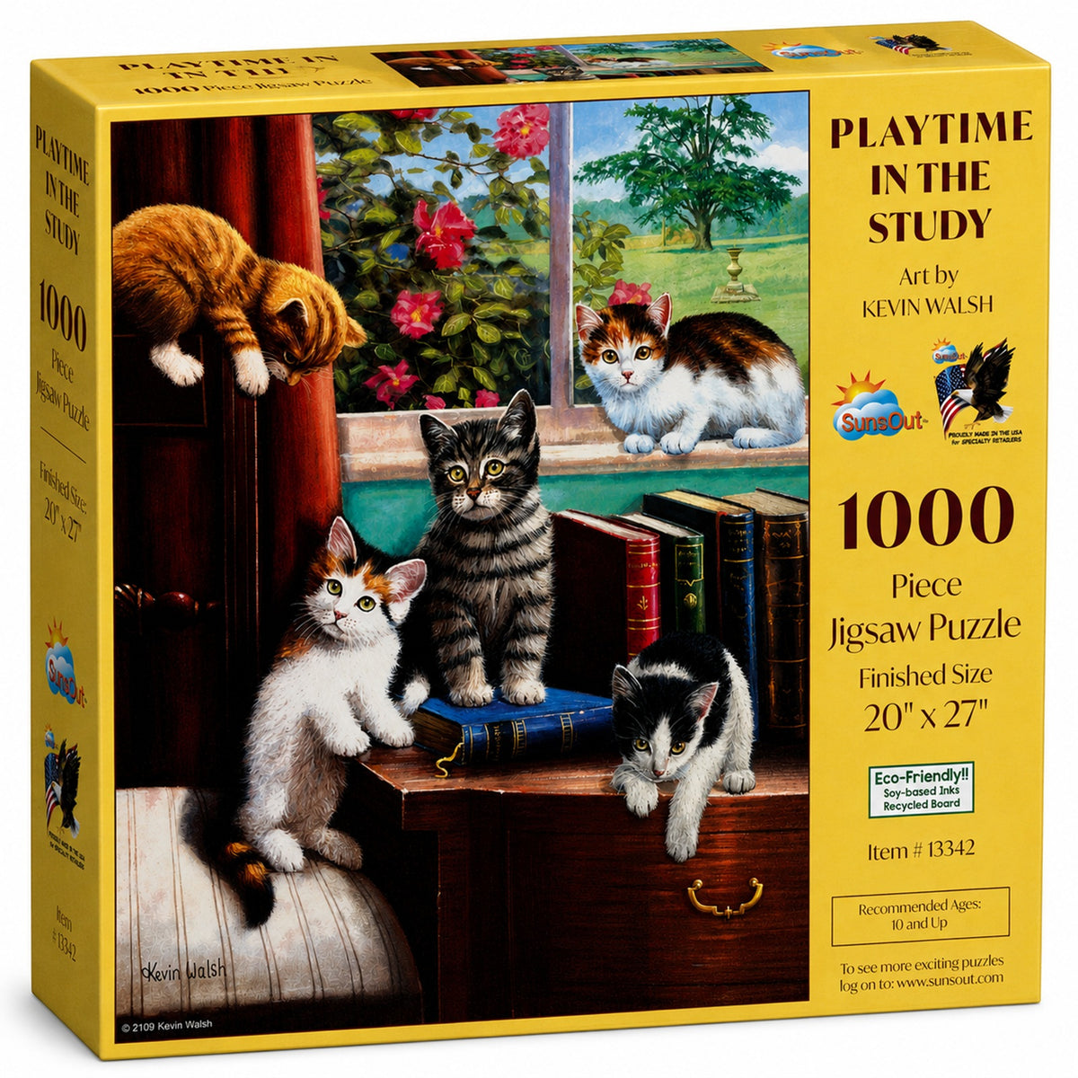 Playtime in the Study 1000 pc  Jigsaw Puzzle 13342