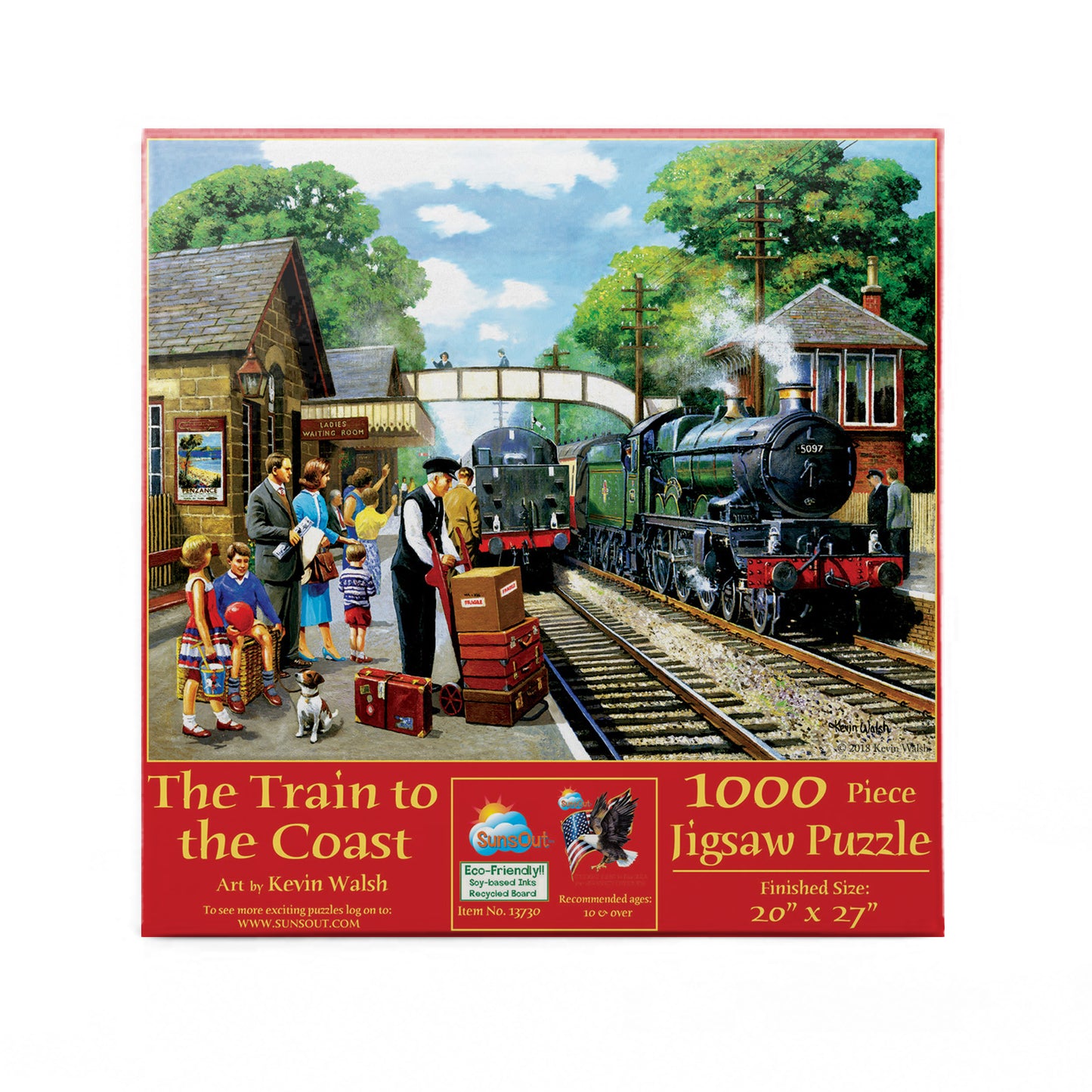 The Train to the Coast 1000 pc  Jigsaw Puzzle 13730
