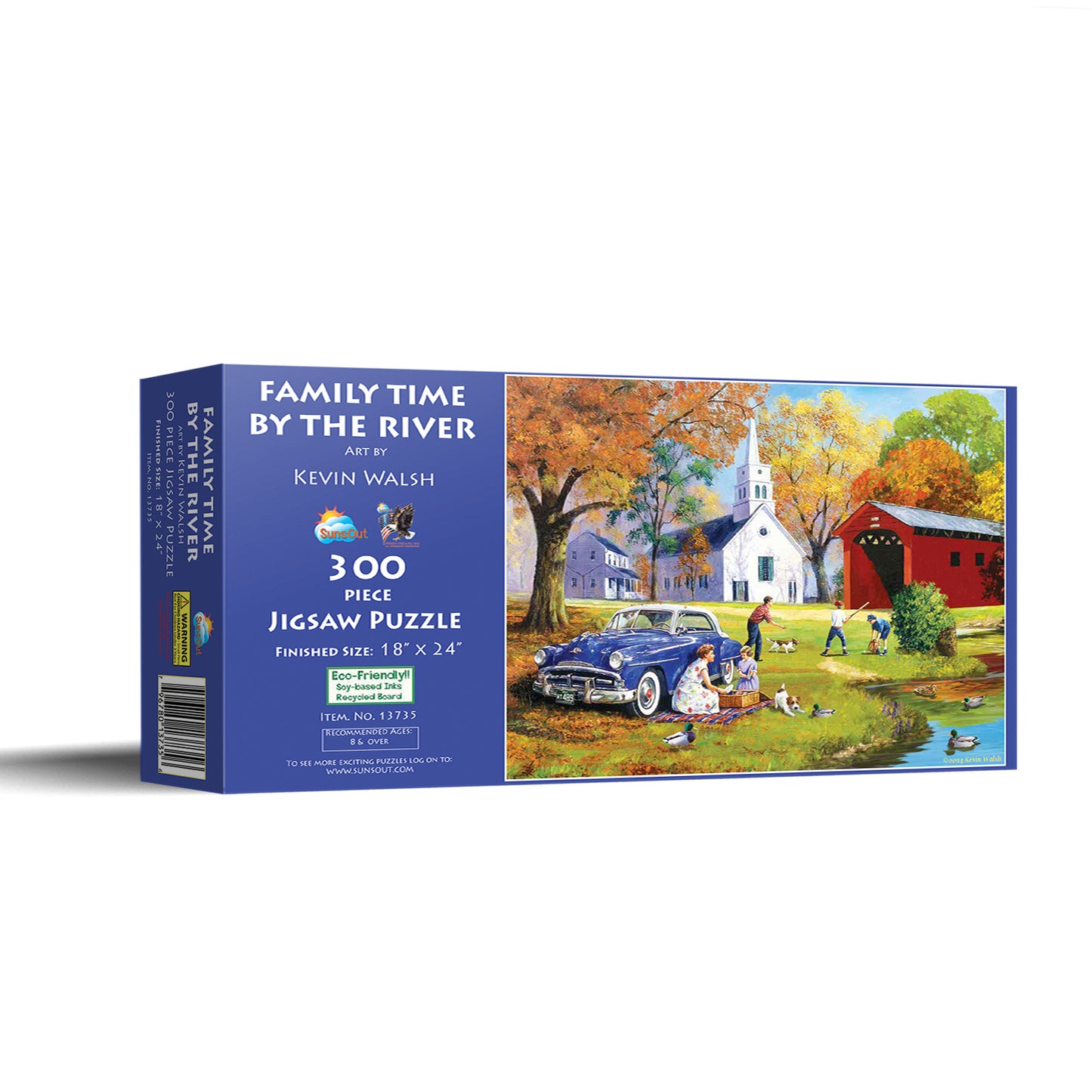 Family Time by the River 300 pc  Jigsaw Puzzle 13735