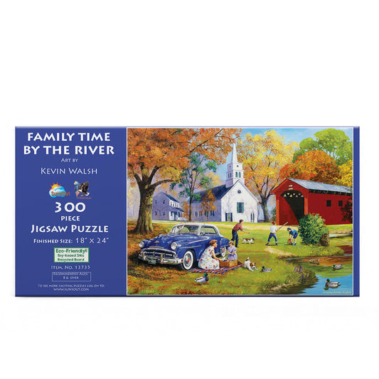Family Time by the River 300 pc  Jigsaw Puzzle 13735