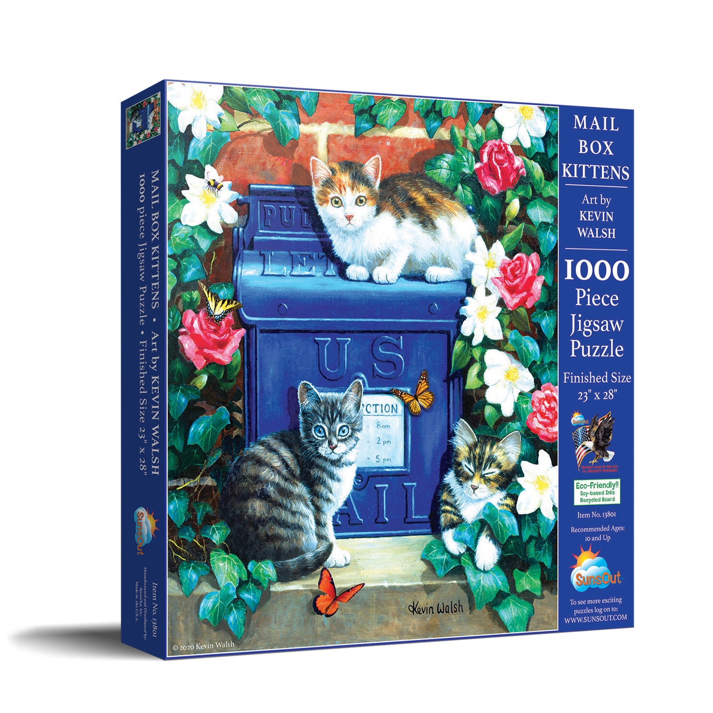 Mail Box Kittens 1000 pc  Jigsaw Puzzle 13801