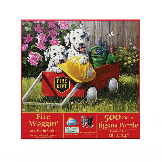 Fire Waggin' 500 pc  Jigsaw Puzzle 13824