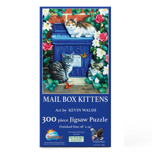 Mail Box Kittens 300 pc  Jigsaw Puzzle 13840