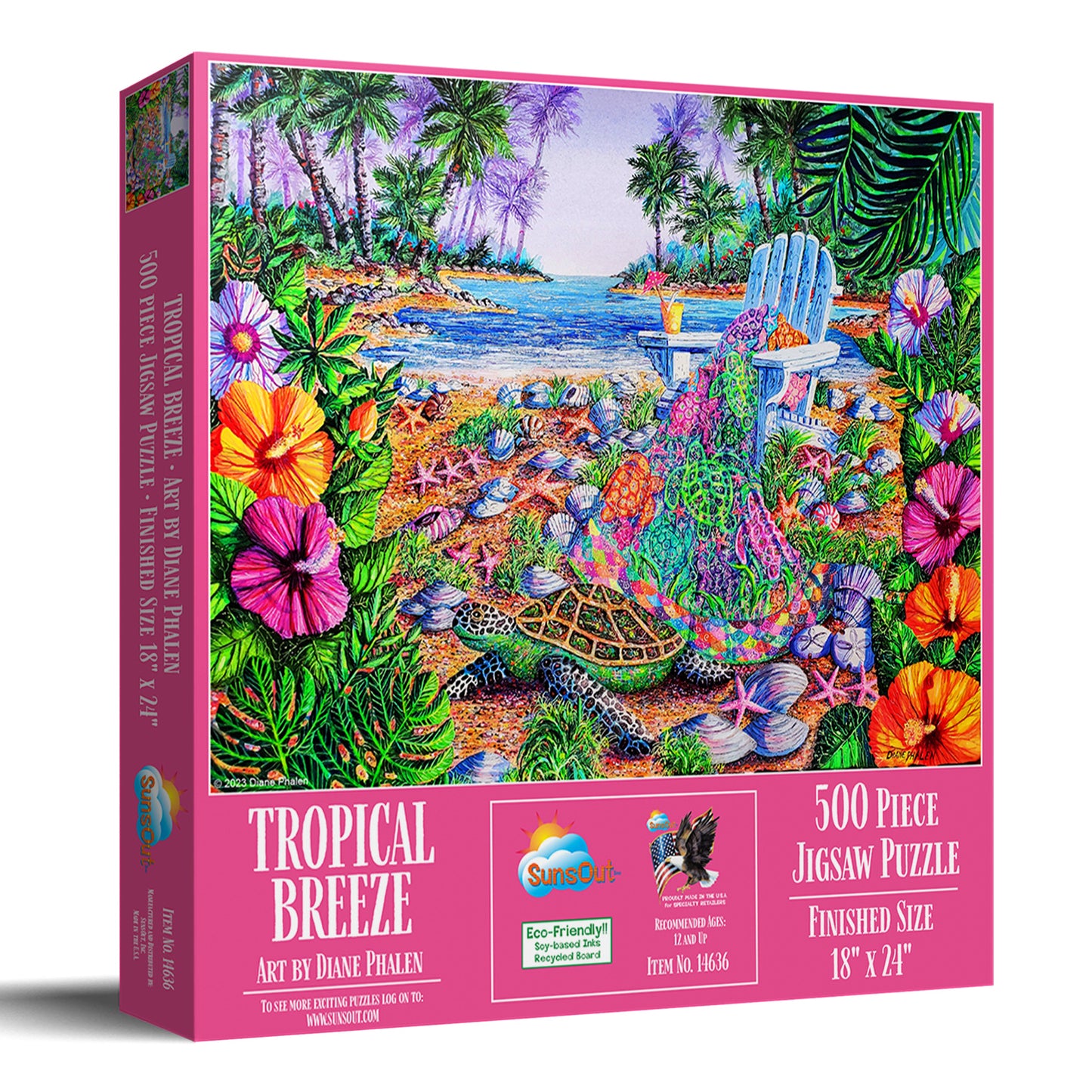 Tropical Breeze 500 pc  Jigsaw Puzzle 14636