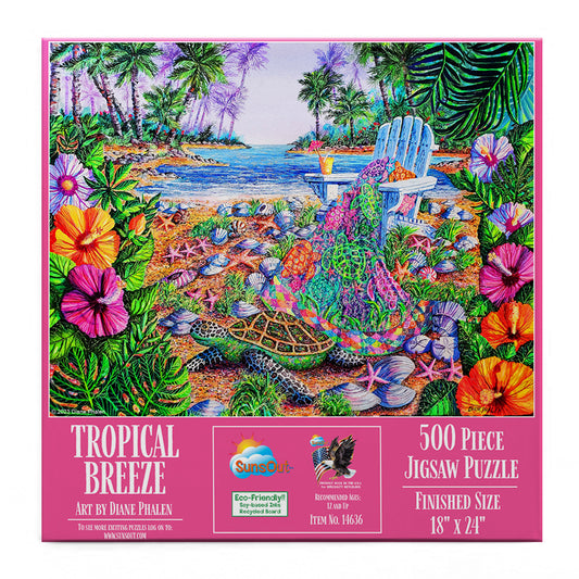 Tropical Breeze 500 pc  Jigsaw Puzzle 14636