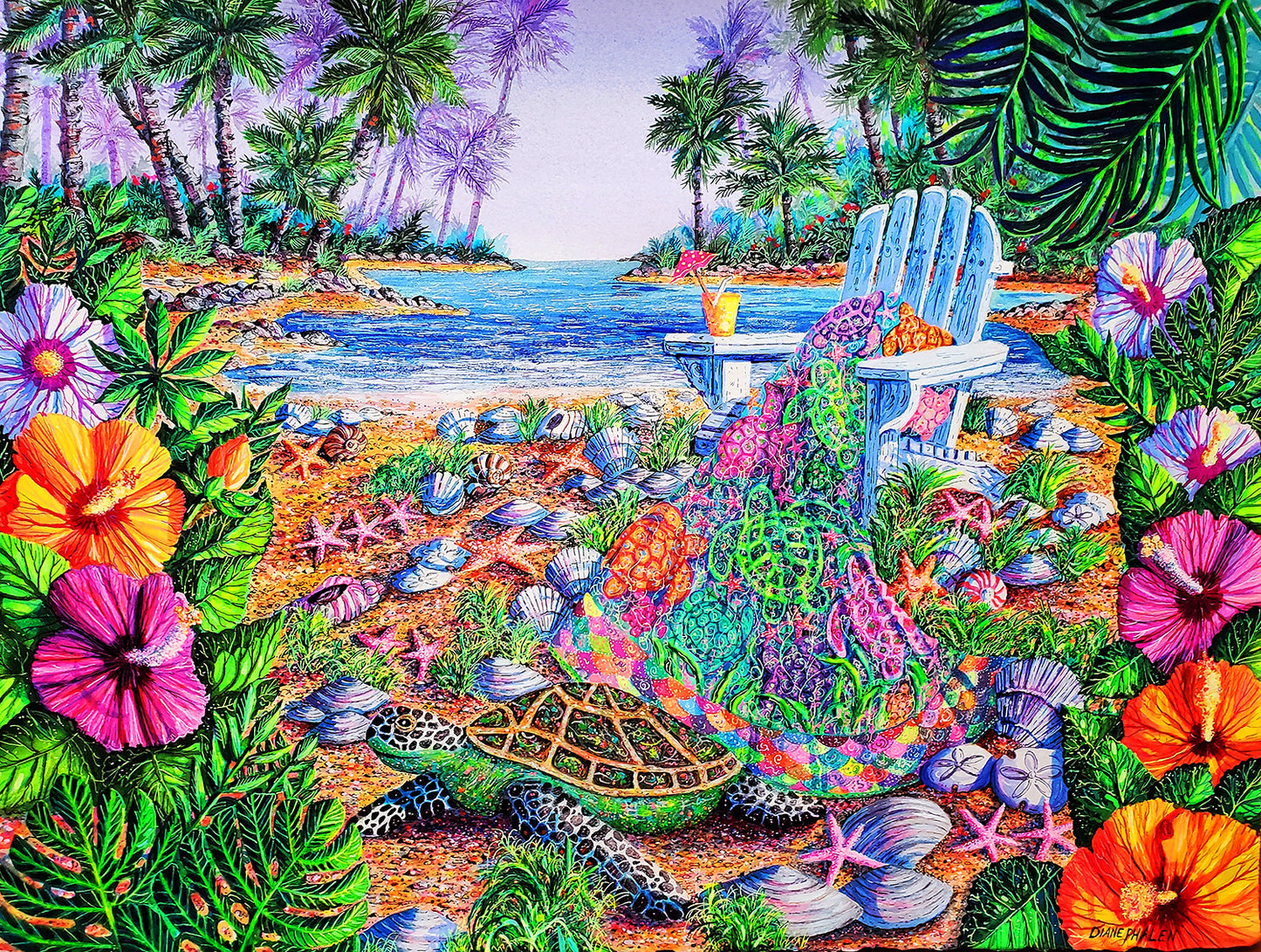 Tropical Breeze 500 pc  Jigsaw Puzzle 14636